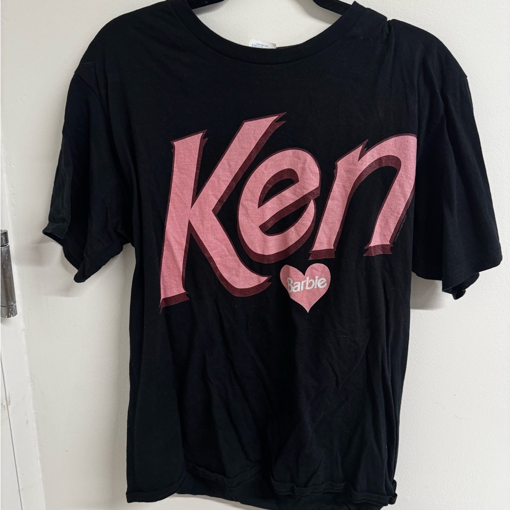 Ken Barbie Graphic Tee - Black/Pink